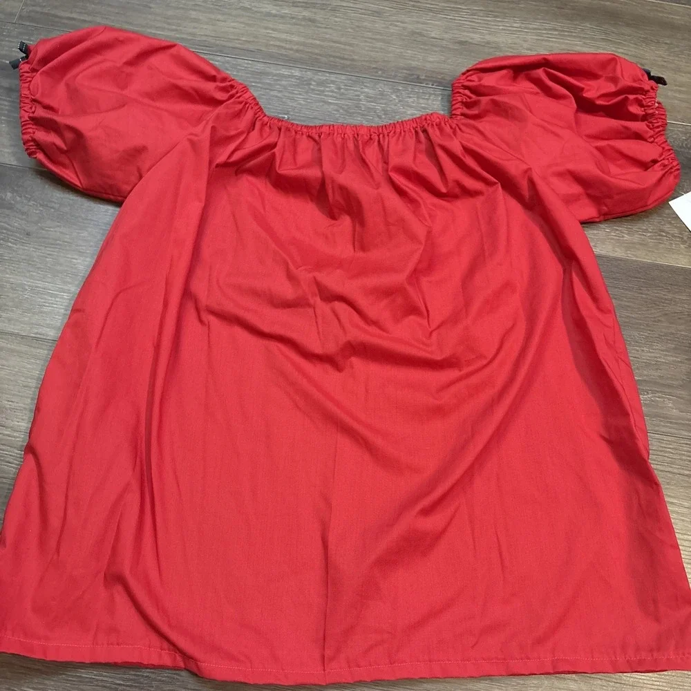 Nwt New Fashion Magic Fendler Western Square Dance Top USA small Red
